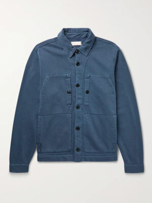 Simple Cotton-Jersey Jacket